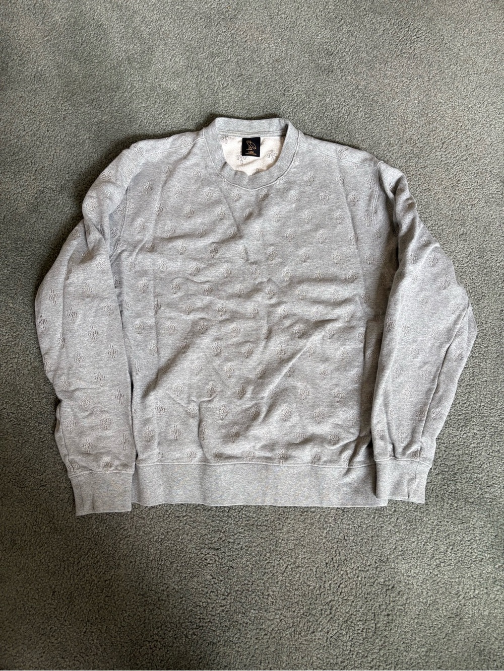 OVO Cotton Monogram Sweater